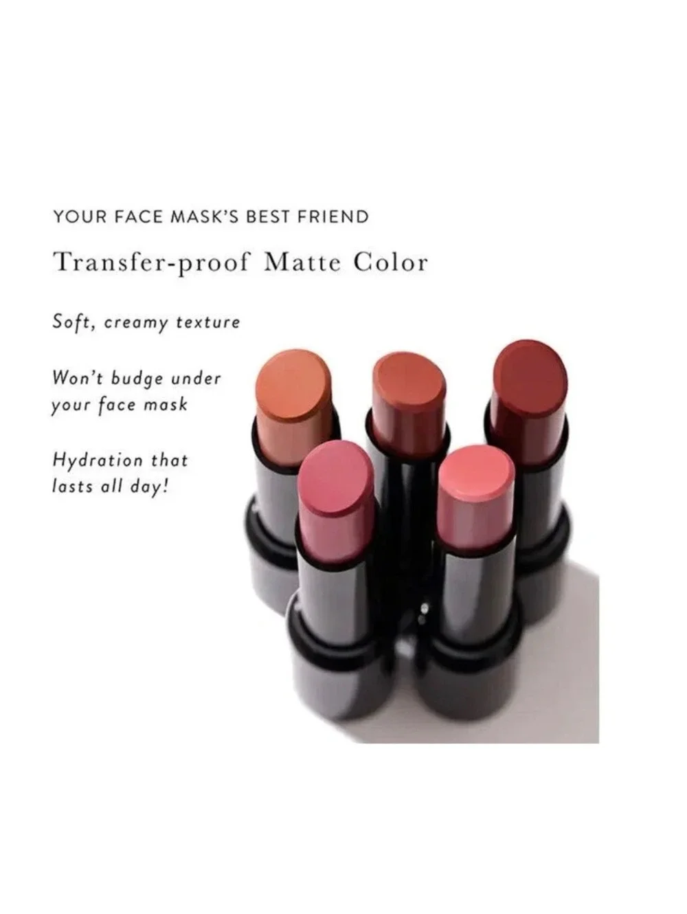 3 Laura Geller Smart Pout Transfer-Proof Lipsticks